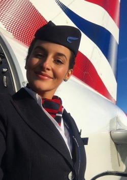 winged-perfection:  Taylor Marie - hot sexy hosty from British Airways 