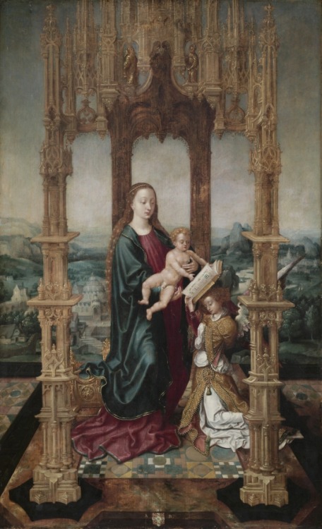 cma-medieval-art: Virgin and Child under a Canopy, 1520s, Cleveland Museum of Art: Medieval ArtSchol