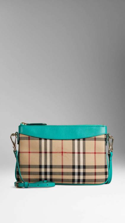 Horseferry Check And Leather Clutch BagSee what’s on sale from Burberry on Wantering.