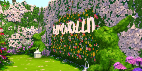 haziesims:Simchella - Floral Pop Up - a room build by @haziesims​Thanks to @thecollectivesims for ho
