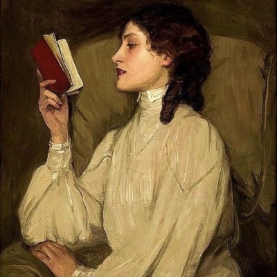 learnelle:women reading is my favourite genre of art 