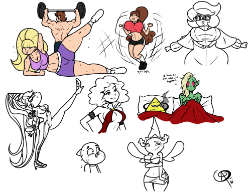 chillguydraws:  Tonight’s stream doodles. adult photos