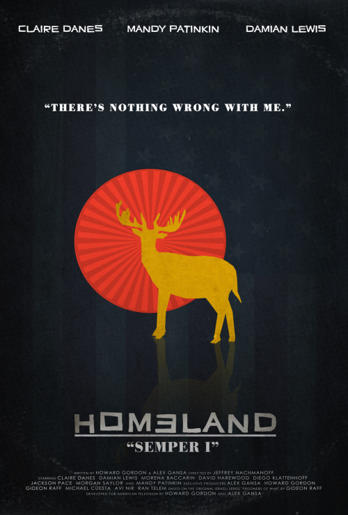 Homeland episodic posters. Season 1, part 1. More coming soon! View more graphic design and film pos