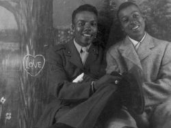 funkpunkandroll84: A vintage gay black G.I. couple, c. 1940s