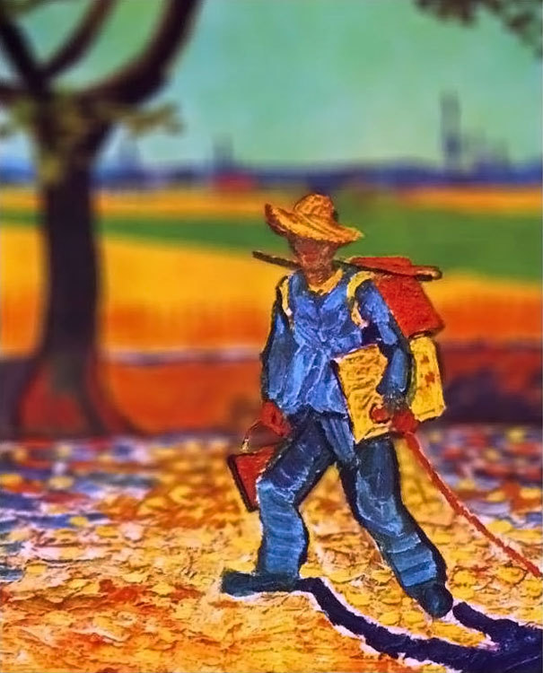 danceabletragedy:  Van Gogh’s Paintings Get Tilt-Shifted by Serena Malyon     