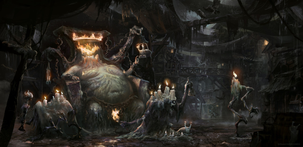 Ravenkult — Little Candle Monster by Zhuoxin Ye...