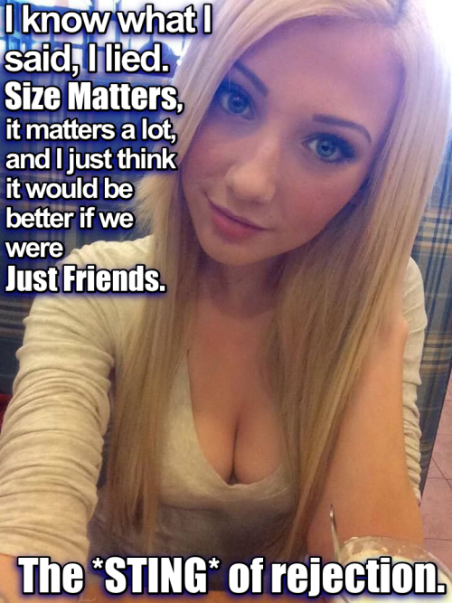 SIZE MATTERS&hellip;