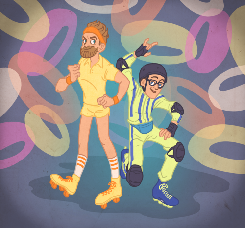 One drawing for each of the 7 songs in Rhett and Link’s Buddy System!