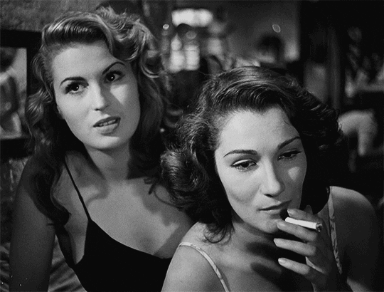 jacquesdemys: Silvana Mangano and Doris Dowling in Bitter Rice (1949, dir. Giuseppe De Santis)