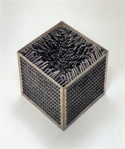Accession IV by Eva Hesse, 1968Galvanized steel and rubber tubing