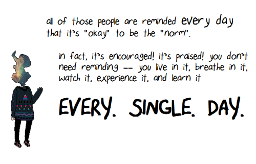 shyghost:the world already caters to you and values you. you can handle one website discussing thing