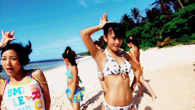 48graduate: 2/∞ 48 swimsuit MV’s↳ Ponytail to Shushu