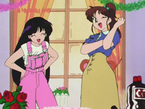 sailorcivilian:Ep 101Ami, Mako, and Minako wears their outfits again in ep 102 Rei third most worn o