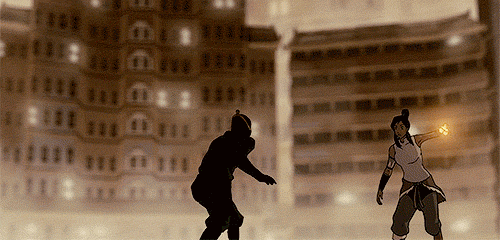 moxis: legend of korra fight scenes // book 1: air → first encounter with chi blockers