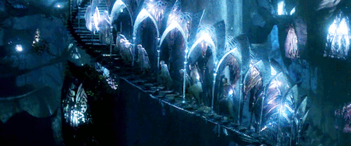 klaushargreeveses:     Frodo stood awhile still lost in wonder. It seemed to him that he had stepped through a high window that looked on a vanished world. A light was upon it for which his language had no name.   