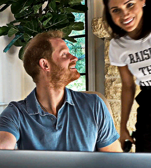 Meghan Markle making a virtual appearance with her husband, Prince Harry, in “The Me You Can&r