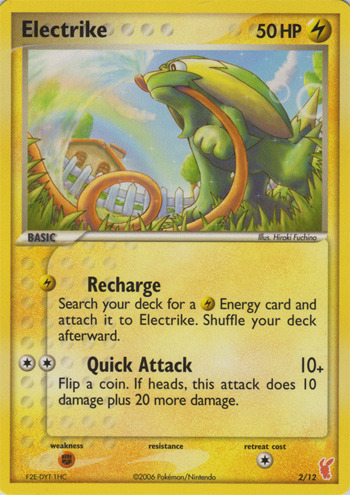 Electrike tcg card, 2006.One of my favorites!!!