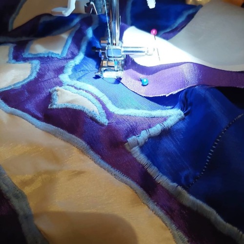 So much sewing, so little time. #dragoncon #cosplay #cosplaying #frostfire #frostfireregalia #tier3a