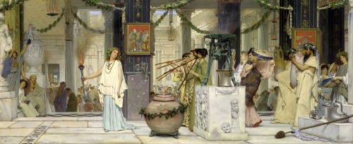 The Vintage Festival by Sir Lawrence Alma-Tadema1871oil on wood panelNational Gallery of Victoria 