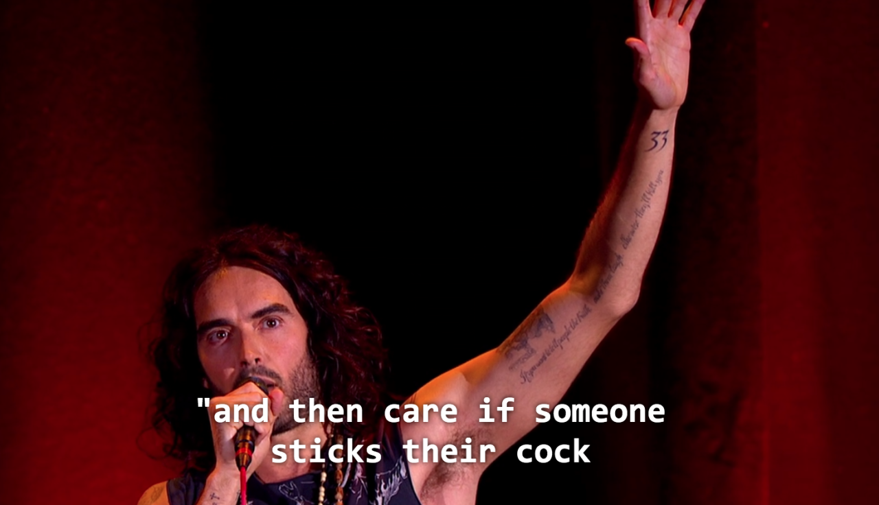 yeahmaniknow:Russell Brand on homophobia, ladies and gents. Just beautiful.