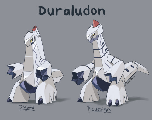 A Pokemon redesign I wanted to do for a while now - Duraludon&rsquo;s original design is kinda n