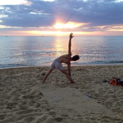 dudes doing yoga