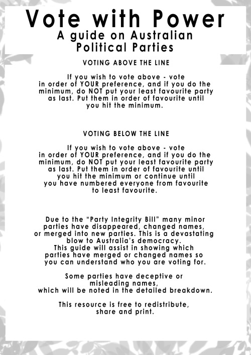 You Can't Waste Your Vote In Australia! And Voting A Minor Party First Gives Them Funding And Helps Our