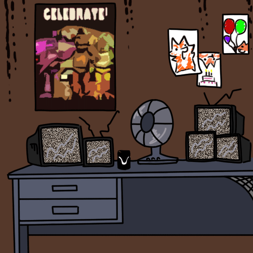 dailyskyfox: dailyskyfox: Today I’m a scary animatronic! Is the FNAF fandom still