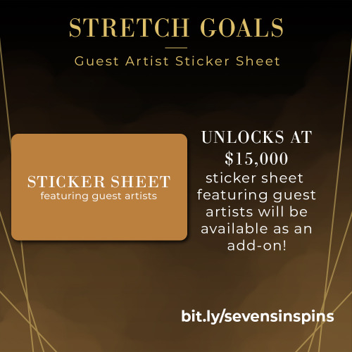 We are halfway through the campaign, and I’ve just added 2 more stretch goals! The first is a sticke