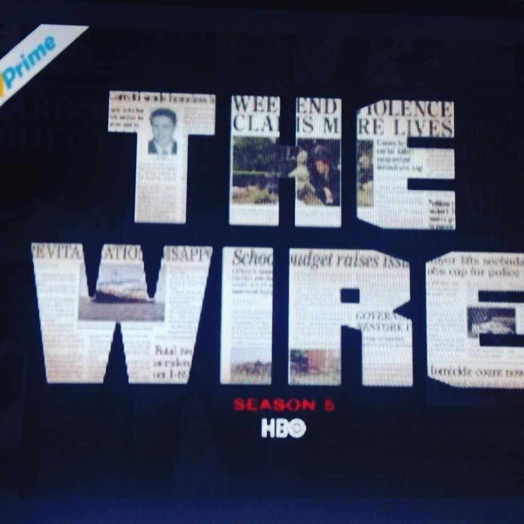 Obsessed with the wire @hbo @amazonprime 😳😳😳😳😳 I&rsquo;m gunna