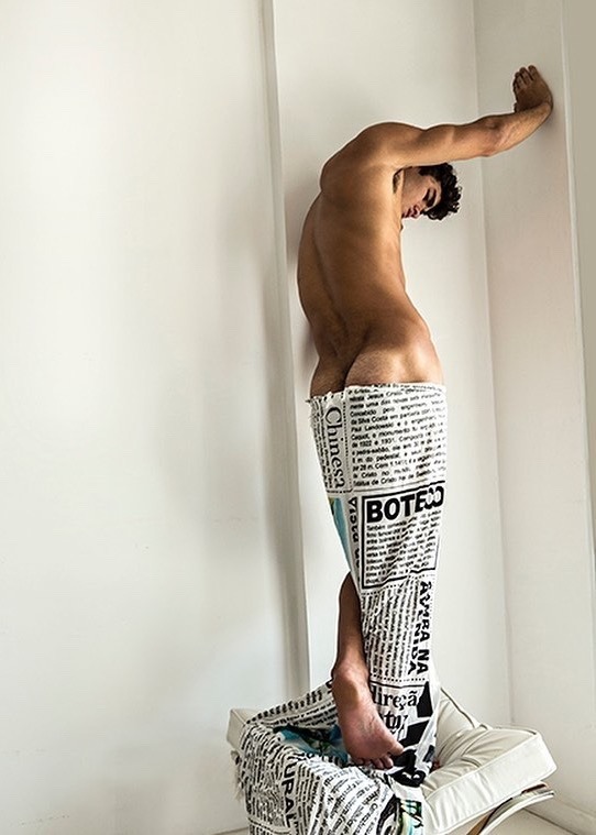 eeeisme:  Famous Great Ass- Sexy model Pietro Baltazar and his plump &amp; fuzzy