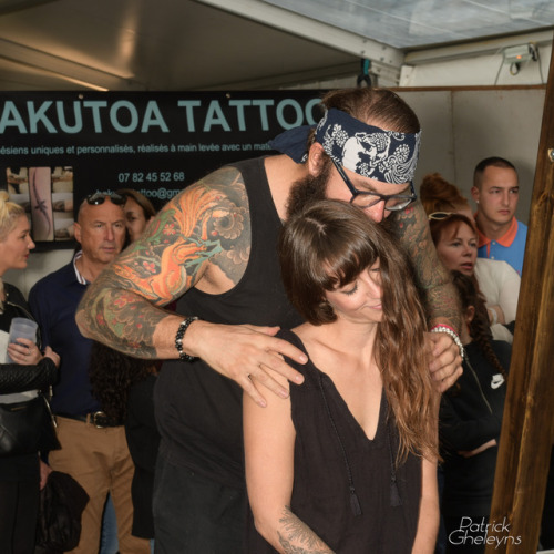 During Beauregard Tattoo show in Caen September 2017 wiht my sweet love @calamitystephsociopathePhot