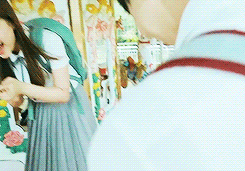 namdiva:  The director teaching Soohyun how it should be done and at the same time trying to calm her down. 