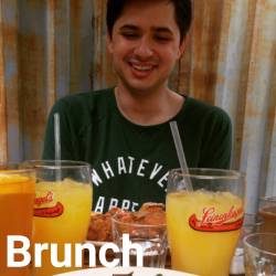 Brunch with my brother Adam! #brotherlylove #brunch