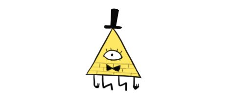 Here, take a quick look at what Bill Cipher looks like in his original form.  Now let’s see an inappropriate portrayal of   humanized   Bill, shall we?     Young, pretty boy in tail coat and top hat.Do you see the problem here?    Then what should