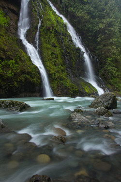 Woodlandsouls:  First Boulder River Waterfall (By Jason Racey) 