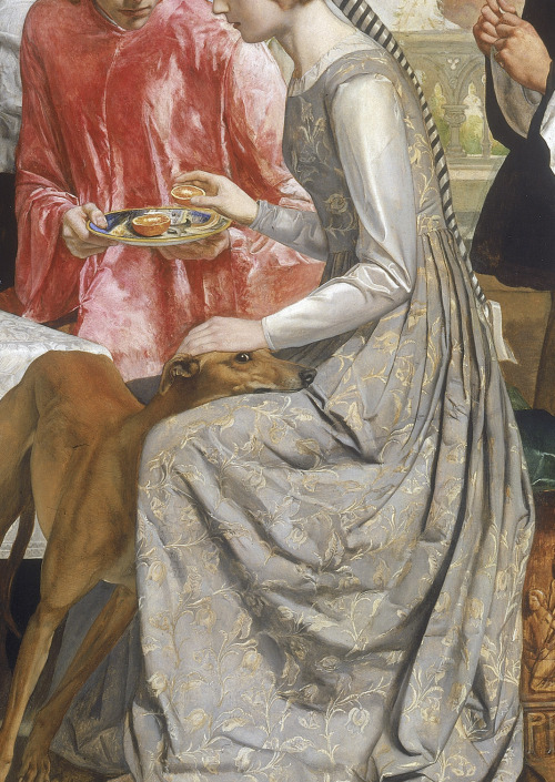 seeliequeene:Isabella (detail), John Everett Millias, 1848