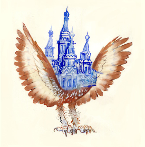 beidak-art:Koschei’s flying castle.