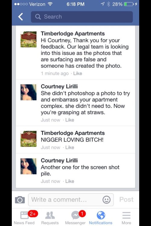offendwhitedevilss:  cleophatracominatya:  katblaque:  People really think racism is dead. Please BOOST this. Call them. Let them know how you feel. Rate them on yelp. Do what chu gotta do. This is so shocking to me.  I’m in shock…I’ve never seen