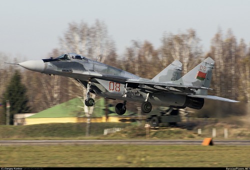 toocatsoriginals:Belarusian Air Force MiG-29 Fulcrumvia Russian Planes
