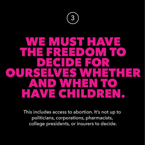 plannedparenthood: This is what we believe. This is our rallying cry. This is our movement  — and we’re not backing down.  If you agree, sign the manifesto>> 