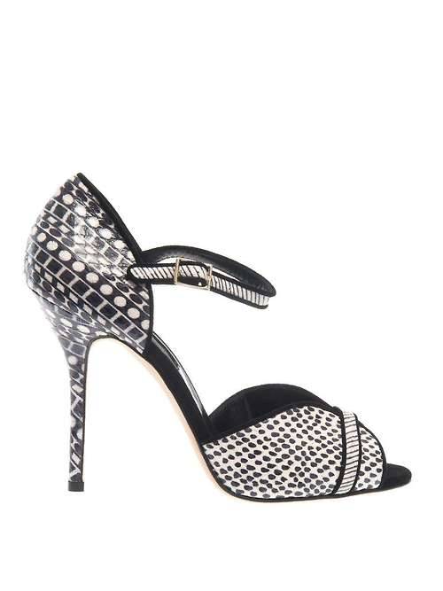 High Heels Blog Christina elaphe snakeskin sandals via Tumblr