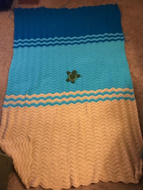 mostlyharmlessdesigns:Go little sea turtle, go!! It’s taken me a while, but I’m so proud