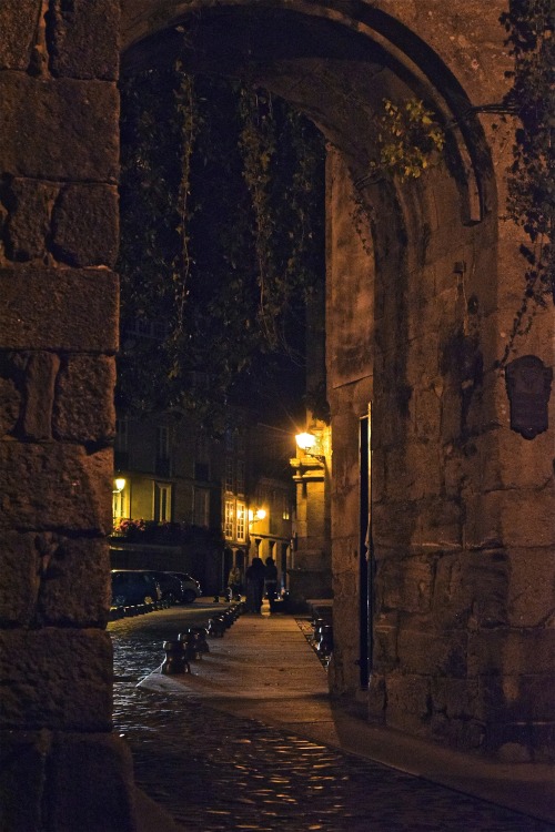 composteladailyphoto:  Santiago desde a porta de Mazarelos