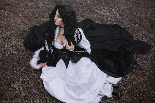 Yennefer of Vengerberg from books by A.SapkowskiModel, costume design - GreatQueenLinaPhoto - Anna F