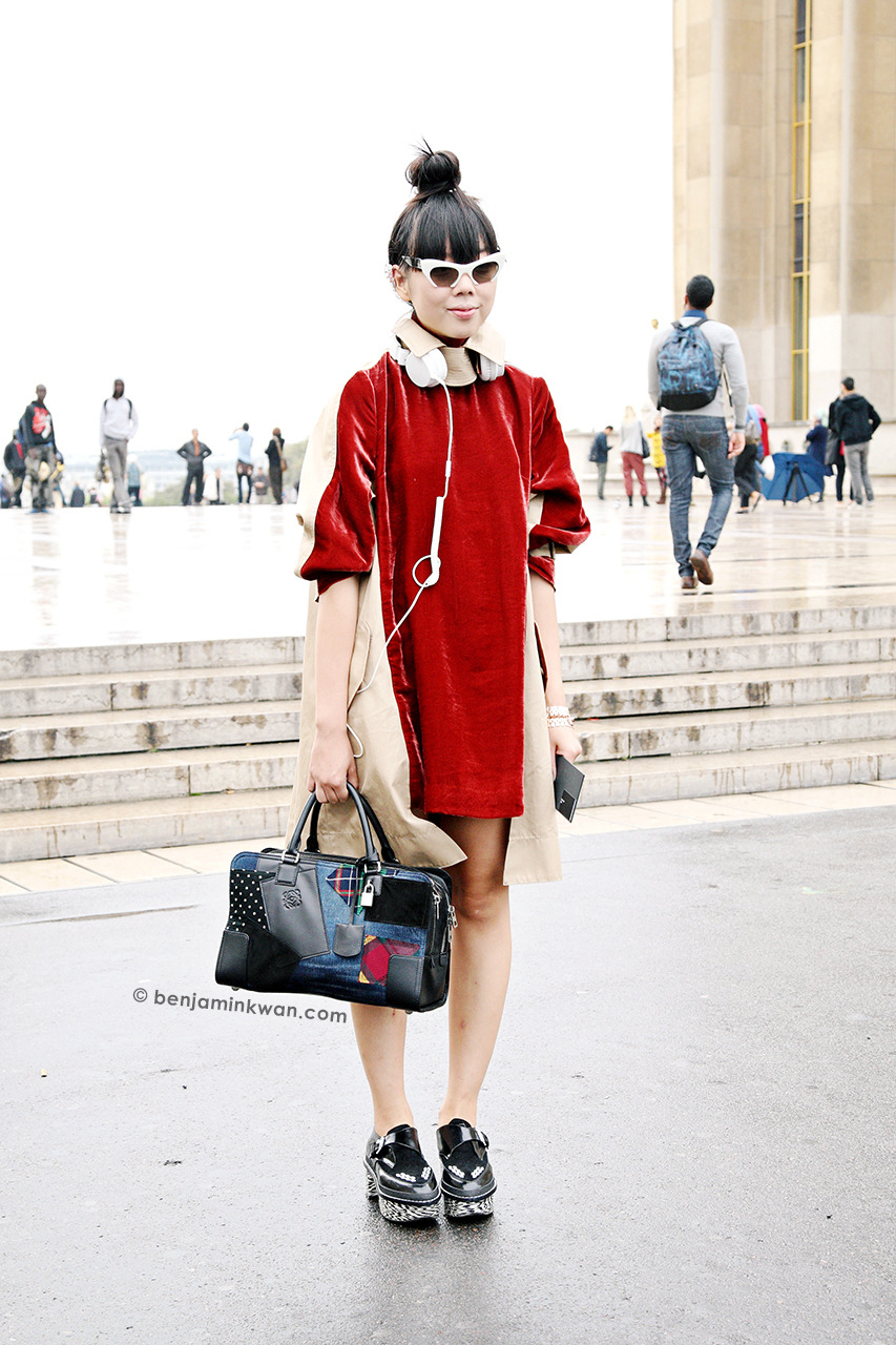 Susie Lau at Haider Ackermann SS 2014 Paris Snapped by Benjamin Kwan
Paris Fashion Week