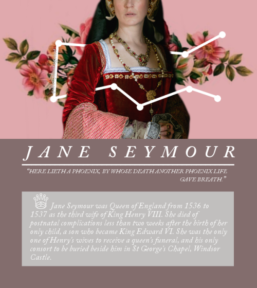 queenplantagenet: ↳ Six Wives of Henry VIII: [3/6] Jane Seymour divorced, beheaded, died, divorced, 