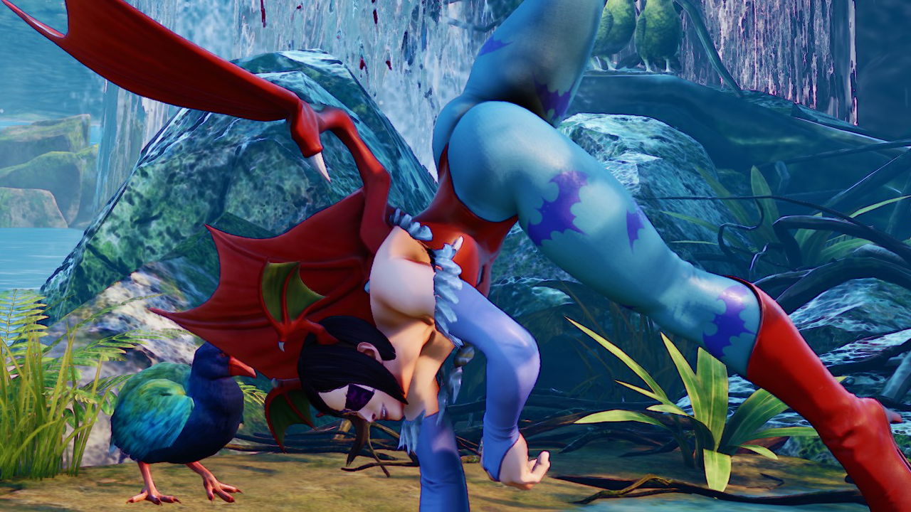 grimphantom2: gameswithgreatbutts:  Character: Juri Han (Lilith) Game: Street Fighter