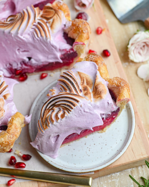 sweetoothgirl:Blueberry Cranberry Meringue Pie