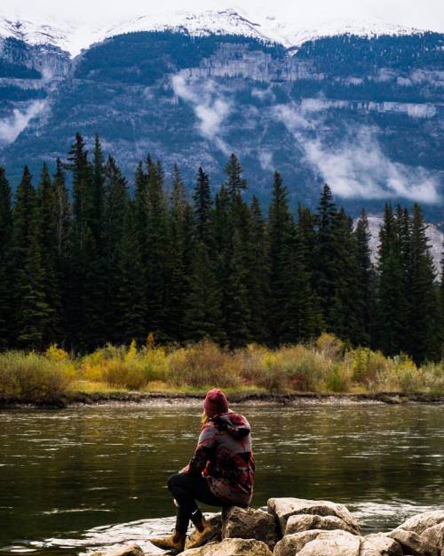 Nothing beats waking up to this view (at Bow River, Canmore)